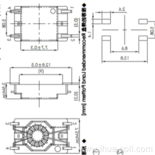 EMI power common mode coil inductor